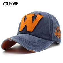 YOUBOME мужские бейсболки женские брендовые бейсболки s шапки для мужчин Trucker вышивка Кепка кость старинная Буква W папа мужская Кепка