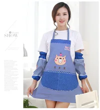 1SET Cute Bib Apron Dress Bear Apron 2 Pocket with Cuff Waterproof Anti-oil Aprons Kitchen Cooking Waist Bib for Women ND 011 1SET Cute Bib Apron Dress Bear Apron 2 Pocket with Cuff Waterproof Anti-oil Aprons Kitchen Cooking Waist Bib for Women ND 011