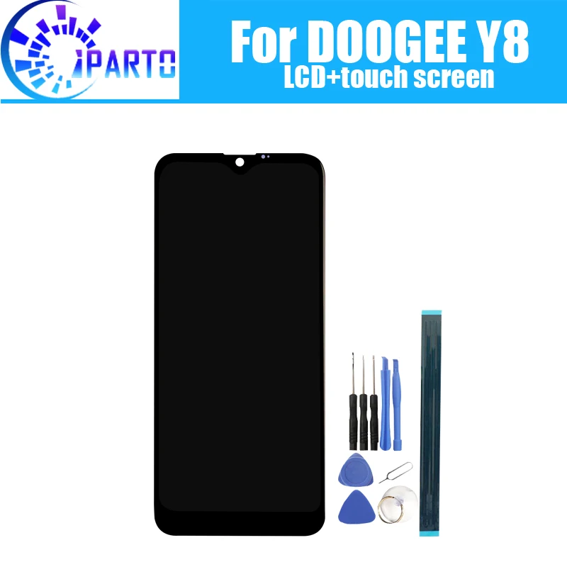 Doogee Y8 ЖК-дисплей+ сенсорный экран протестированный ЖК-дигитайзер стеклянная панель Замена Для Doogee Y8