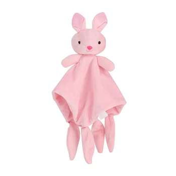 

Baby Soft Toys Appease Towel Blanket Calming Sleeping Animal Blanket Towel Educative Rattles Stroller Toy
