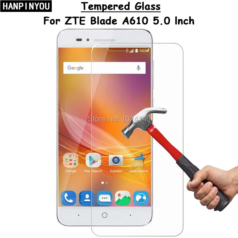 Для ZTE Blade A610 A 610 5 0 &quotпрозрачная защитная пленка из закаленного стекла