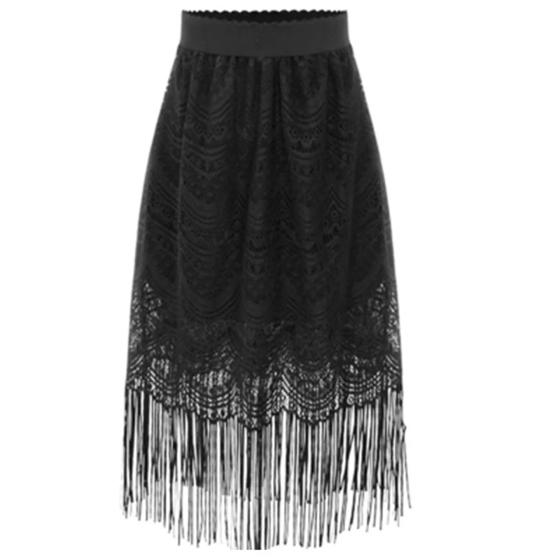Jupe Beige Et Rouge Taille 38 Mamatayoé - Style Rock Plissé - Taille élastiquée (maternité Possible)