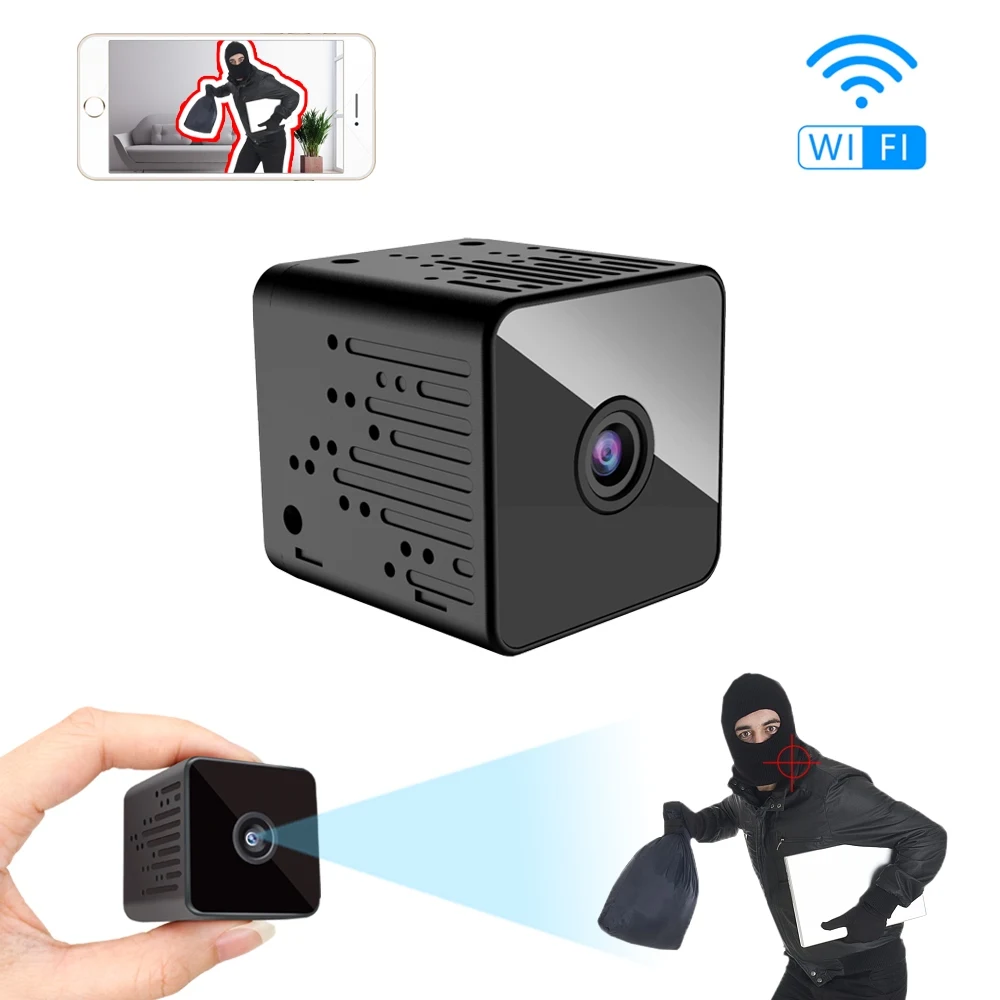 ZTour Q9H HD мини Wi Fi камера портативная Ip с ночным видением V380 для видеонаблюдения до