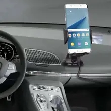 Беспроводное автомобильное зарядное устройство Быстрая зарядка автоматический зажим Кронштейн мобильного телефона