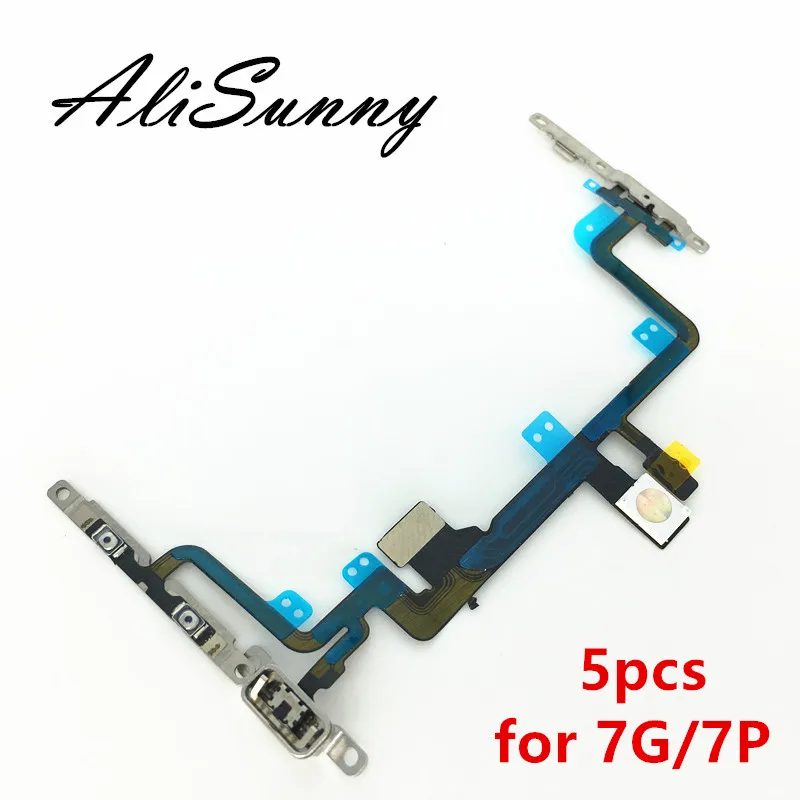 Гибкий кабель AliSunny 5 шт. для iPhone 7 и Plus 7G переключатель световая лента с