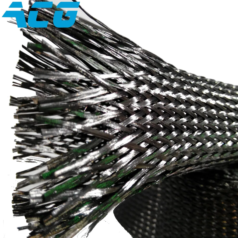 carbon fiber sleeves biaxial Braided sleeving tube heat insulation 3k