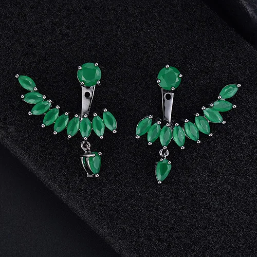 Green Missvikki модный топ аксессуары с хризолитом 4 цвета съемный перо женские свадебные важные ювелирные изделия для торжественного случая - Окраска металла: Green