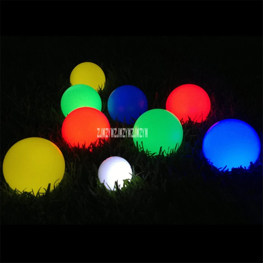 4 шт./лот 20 см зарядки Дистанционное управление LED подсветкой мяч Бассейны плавающий шар света для праздников 100-240 В лидер продаж