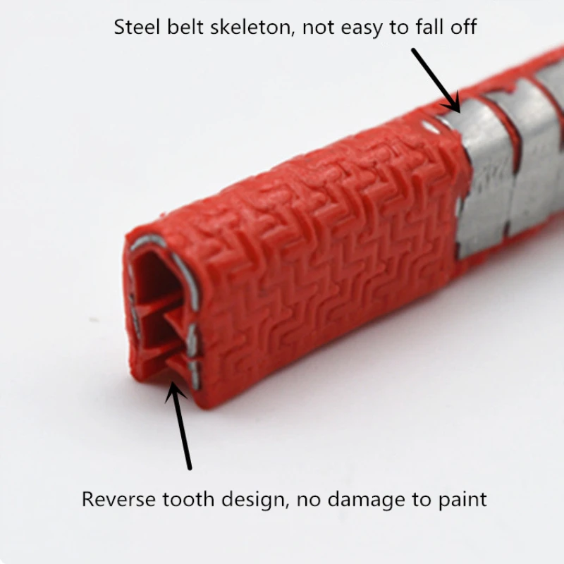 Универсальная защита от царапин на кромке двери автомобиля, 5 м, уплотнительная лента, накладка, наклейки для автомобильной двери, декоративная защита, Стайлинг автомобиля