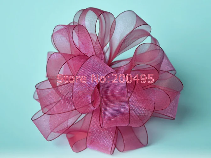 

[IuBuFiGo] 168 Color sell New snow yarn Sheer Satin Ribbon Gift Packing 200yard/roll 1/2" 13mm Multicolor riband