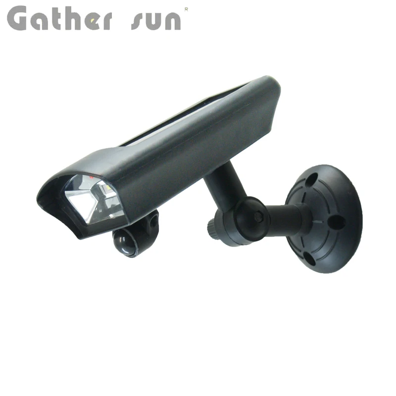 

2018 New Fake Camera Security Lamp Solar Panel Power PIR Motion Light Outoor Black ABS Body Wall Light IP44 Waterproof For House