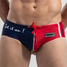 Новая мужская одежда для плавания низкая посадка сексуальный мешочек мужские плавки-трусы пляжные шорты купальный костюм мужские треугольные плавки для серфинга