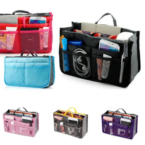 

2019 New Fashion Women Lady Travel Cosmetic Organiser Purse Large Liner Organizer Tidy Bag Cosmetic Bags