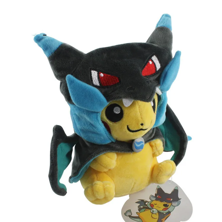 pikachu disfrazado de charizard x