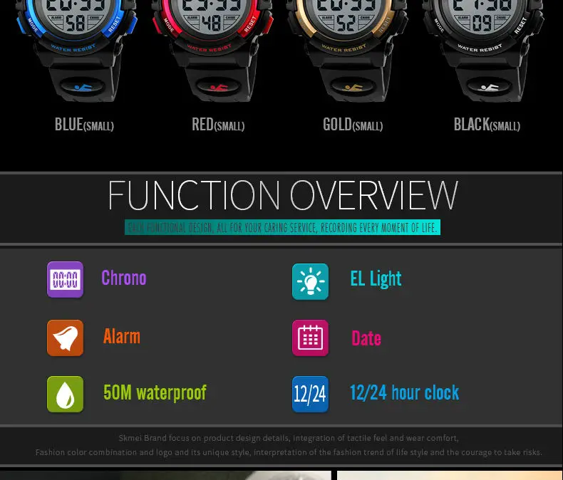 SKMEI брендовые светодиодный цифровые многоцелевые часы наручные часы на открытом воздухе спортивные часы для мальчиков и девочек