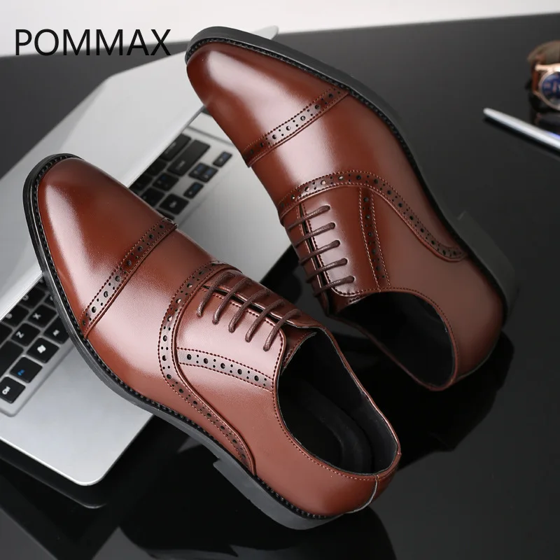 

Men's Dress Shoes Business British Shoes Wear Wear Wear Large Basket Comfortable Desinger Shoes Zapatos De Hombres