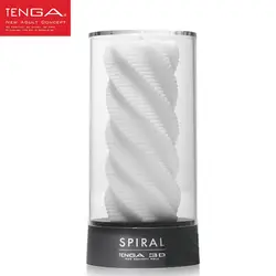 TENGA 3D спираль Мастурбация Кубок Мужской мастурбатор секс чашки для Для мужчин Обучение мягкая высококачественный самолет чашки