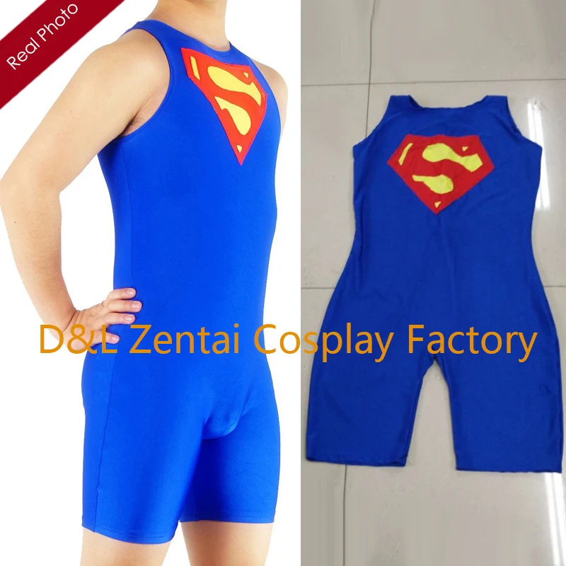 Superman wrestling singlet Clearance
