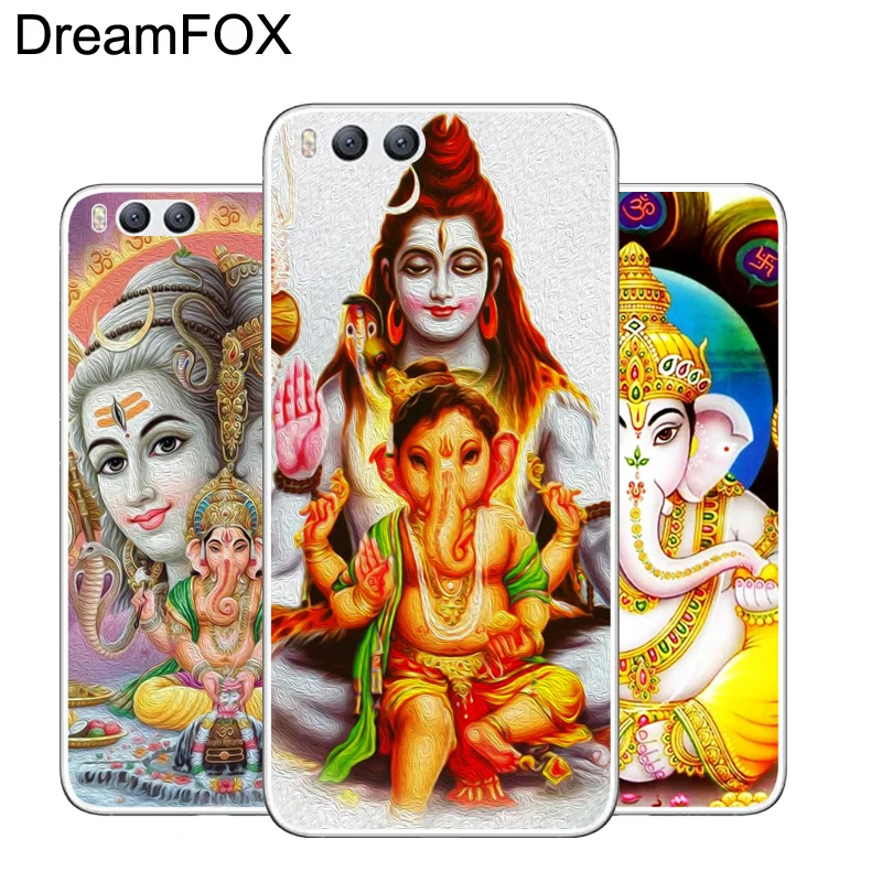 DREAMFOX M229 Ganesha The Hindu God Soft TPU Silicone Case Cover For Xiaomi Mi Note 2 3 4 5 6 8 SE M5 4C 4S 5C 5S 5X 6X A1 Plus |