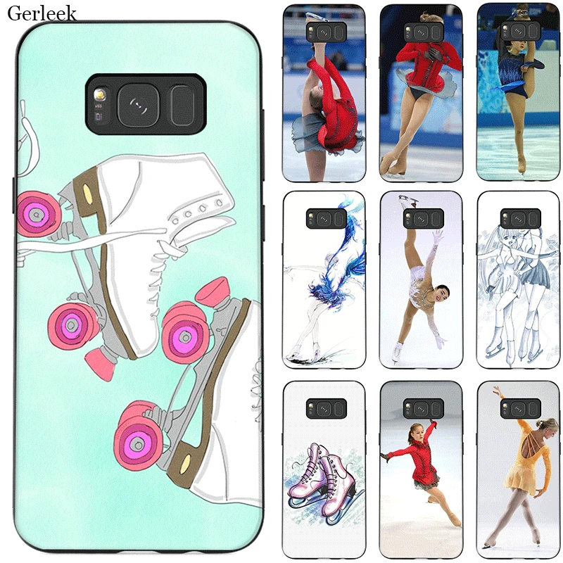 

Desxz Cell Phone Case Silicone Go Ice Skating With Friend For Samsung Galaxy S6 S7 Edge S8 S9 S10 S10E Plus Note 8 9 Cover