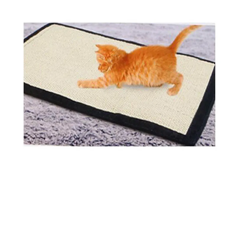 2 размера кошка царапины доска сизаль мебель постельный наматрасник стул диван коврик для ног Когтеточка для котят игрушка скребок