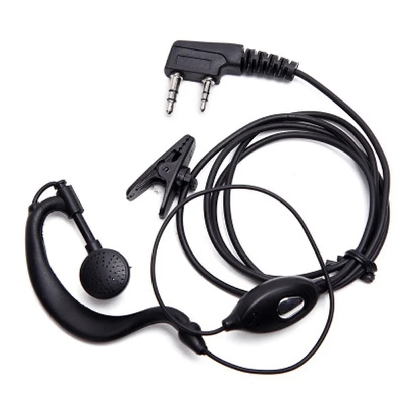 

2 Pin Baofeng Headset Walkie Talkie Earpiece for Walkie Talkie Baofeng UV-5R UV-82 Bf-888s Kenwood Hytera TYT Retevis h777