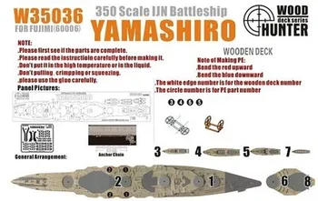 

1/350 Japanese mountain city battleship wooden deck with Fuji beauty Assembly model