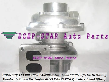 

RHG6 CIDJ 114400-4050 1-14400-4050 VA570038 Turbo Turbocharger For Sumtomo SH300-3 /5 Offway Earth Moving 6HK1T 6HK1TC Diesel