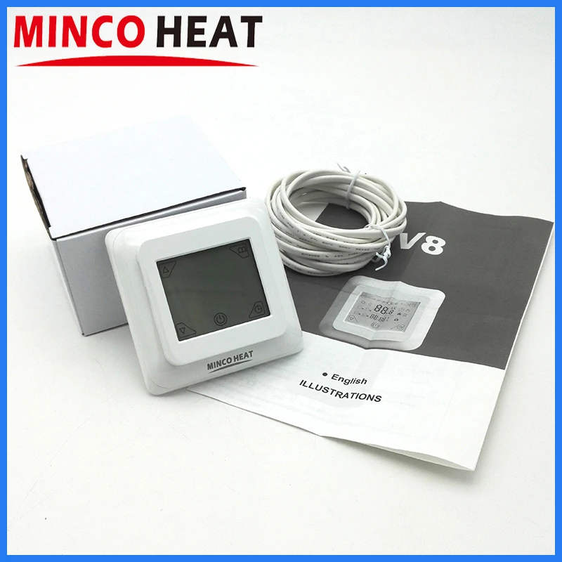Minco Heat New Touch Screen 6 Periods Weekly Programmable