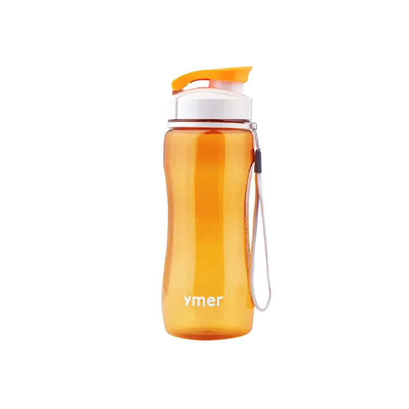 Герметичная простая дизайнерская бутылка для воды, портативная для спорта и путешествий, космическая чашка, Спортивная бутылка на открытом воздухе, 590 мл, 560 мл - Цвет: 560ml orange