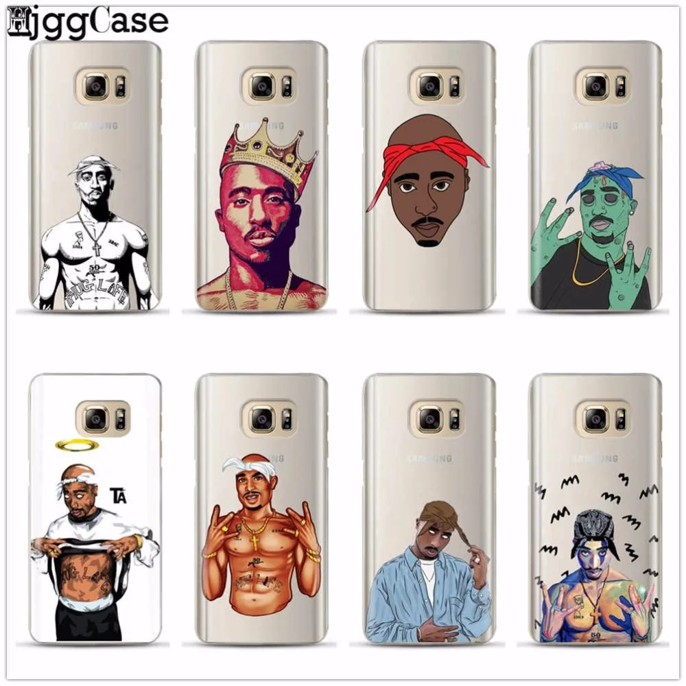 2Pac Tupac Shakur Phone Case For Coque Samsung Galaxy Grand Prime S6 S7 Edge S8 S9