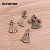 20PCS 4 Style New Product Two Color Ladies Coat Ladies Dress Charms Pendant Jewelry Metal Alloy Jewelry Marking ► Photo 2/6
