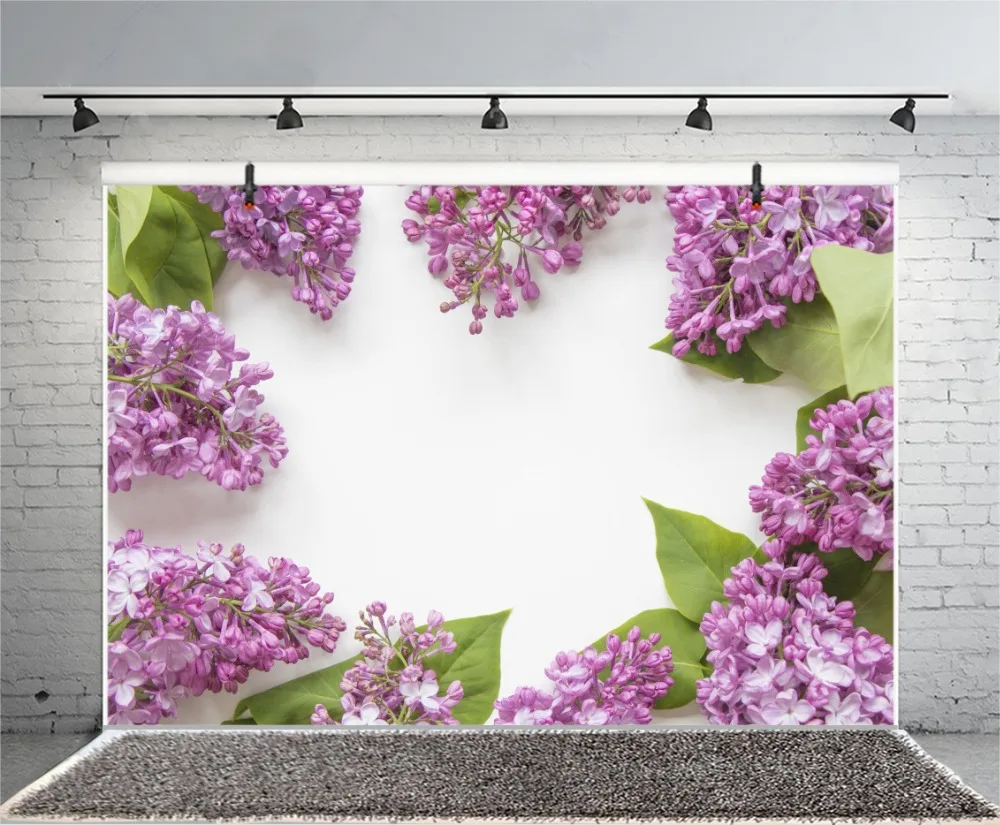 Laeacco Blooming Flowers Baby Newborn Photography Backgrounds Customized Photographic Backdrops For Photo Studio
