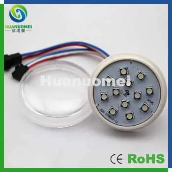 

12pcs IP67 led pixel rgb led pixel point light programmable for entertainment centre