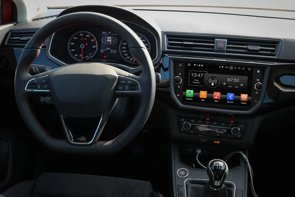 Best 8" Octa Core Android 9.0 Car Audio DVD Player for SEAT Ibiza 2018 2019 RDS Radio USB Bluetooth WIFI Mirror-link 4GB RAM 32GB ROM 3