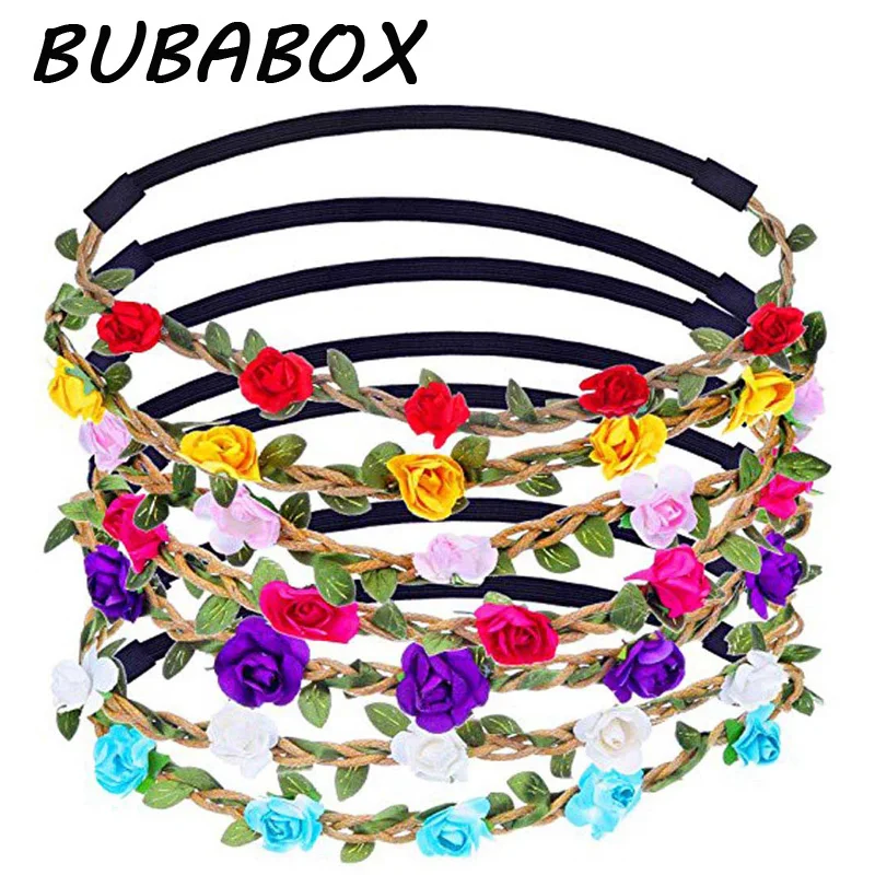Lovely Design Floral Head band Women Rose Flower Hair Accessories Girls