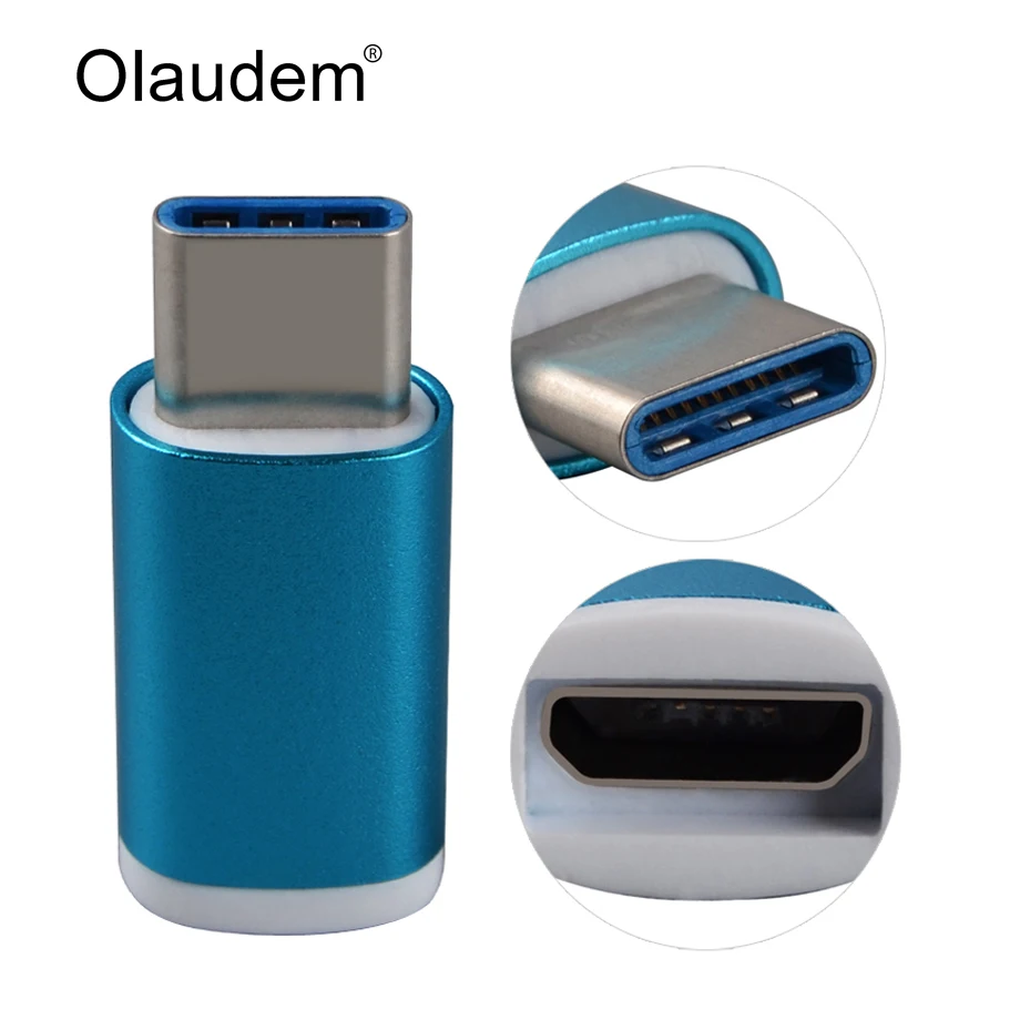 Olaudem usb cable usb c 3 1 to micro usb aadpter type c charging data