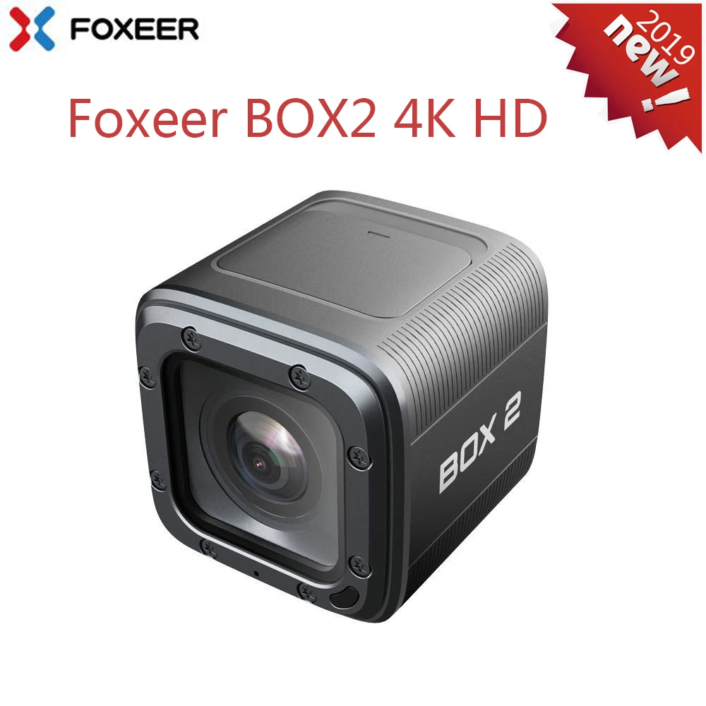 

Foxeer Box 2 4K HD 30Fps 155 Degree ND Filter FOVD SuperVison FPV Action Camera Support APP Micro HDMI Port