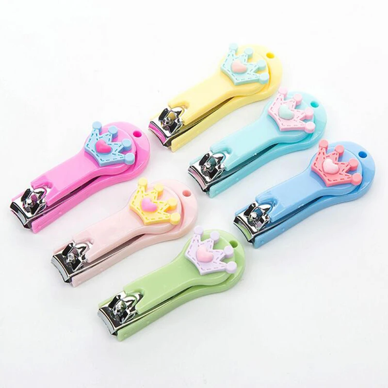 1Piece Nail Clipper Mini Cute Baby Nail Clipper Cartoon Finger Trimmer Scissors Nail Cutter With Hanging Function Keychain