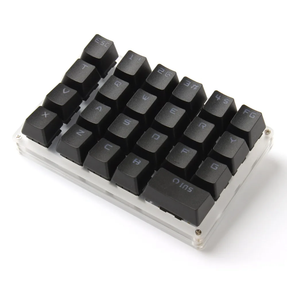 Rgb Função Macro Programável mx Cherry Gateron Switches Numpad para Lol Battlegrounds Ymd21 v2 Qmk Via 21 23 24 Key Novo - Imagem 3
