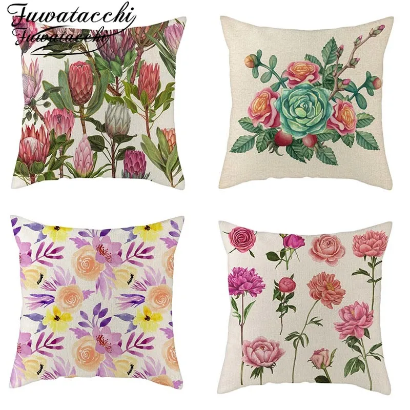 rose color throw pillows