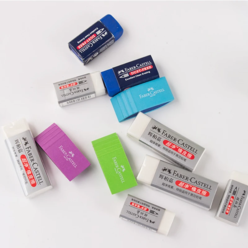 3 шт./лот цветные Ластики для карандашей Faber Castell новинка школы специально