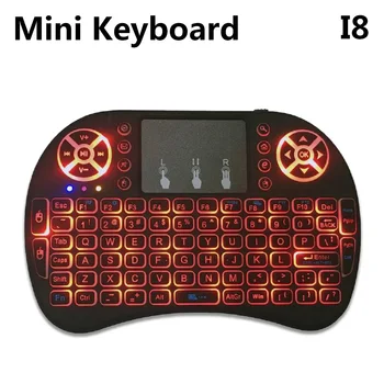 

I8 Mini Wireless Keyboard backlight 2.4GHz English Air Mouse Remote Control Touchpad For Android TV Box
