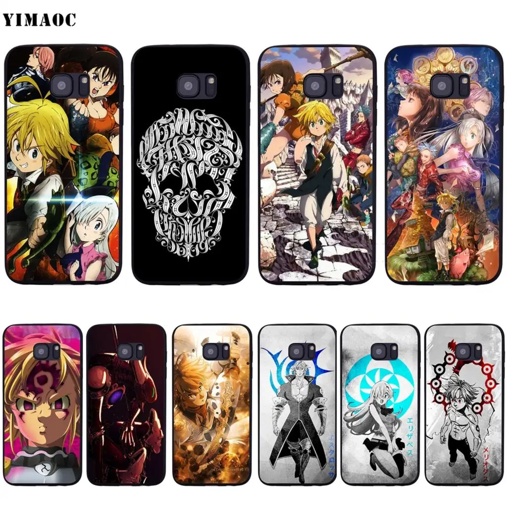 

YIMAOC Nanatsu no Taizai Seven Deadly Sin Soft Silicone Case for Samsung Galaxy S6 S7 Edge S8 S9 Plus A3 A5 A6 Note 8 9