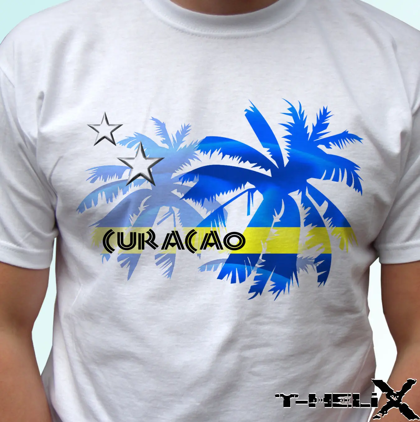 

Curacao flag palm - white t shirt top tee - mens womens kids & baby sizes 2019 fashion t shirt,100% cotton tee shirt