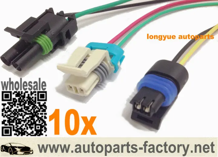 

longyue 10set T56 Connector Set of 3 Backup, Reverse Lockout, VSS Wiring Pigtail universal LT1 LS1