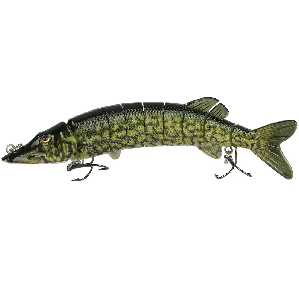 

Goture 9 Segments Fishing Lure Swim Bait 20cm 65g Artificial Jointed Fish Pike