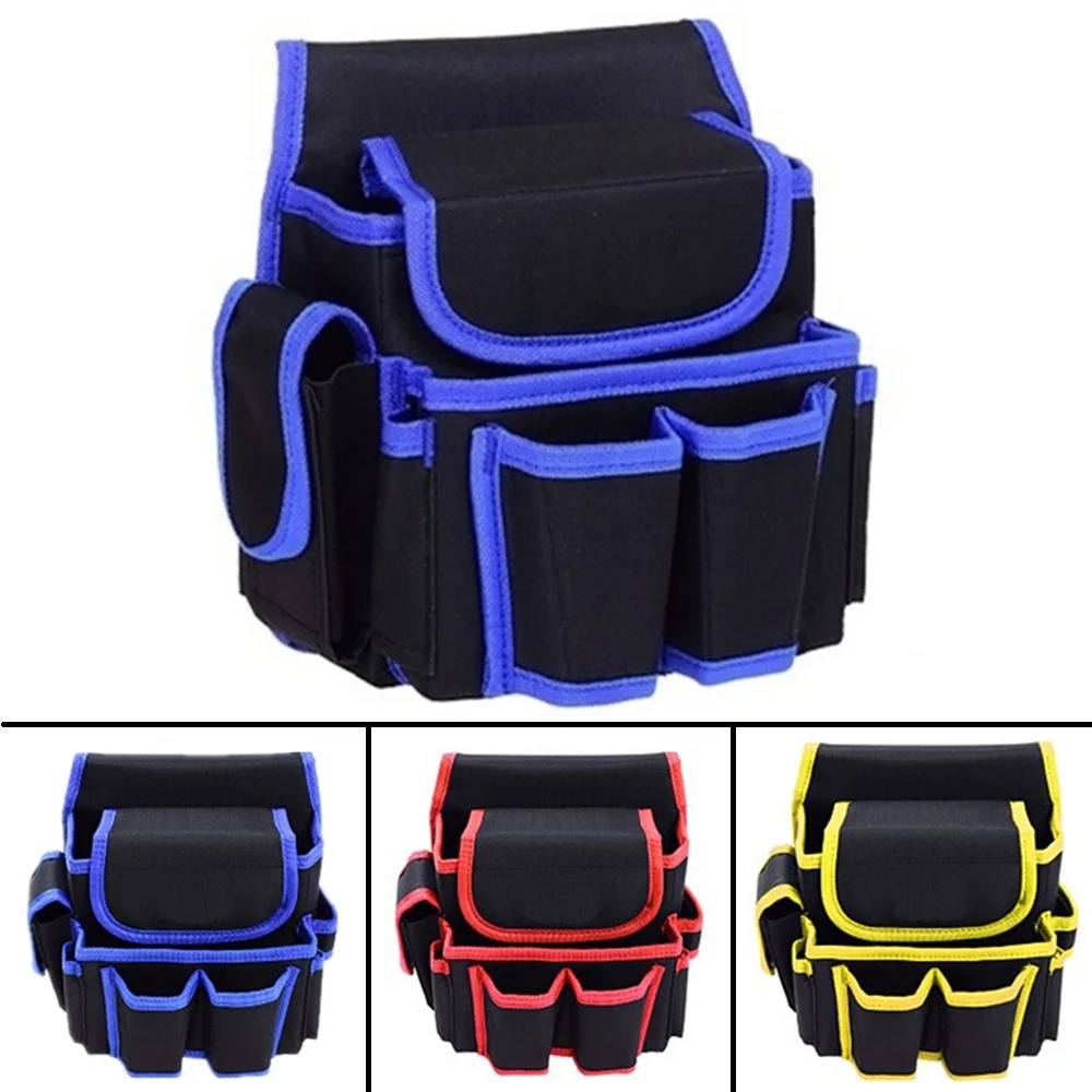 

Electrical Tool Bag Thickening Oxford Canvas Toolkit Hardware Waist Tool Package Waterproof Multi-pocket Bags For Electrician