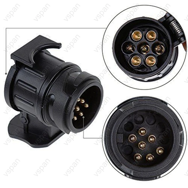 13 إلى 7 دبوس و 7 إلى 13 دبوس مقطورة الكهربائية محول شريط السحب قابس محول تحويل المقبس مقطورة قافلة الأسلاك الكهربائية