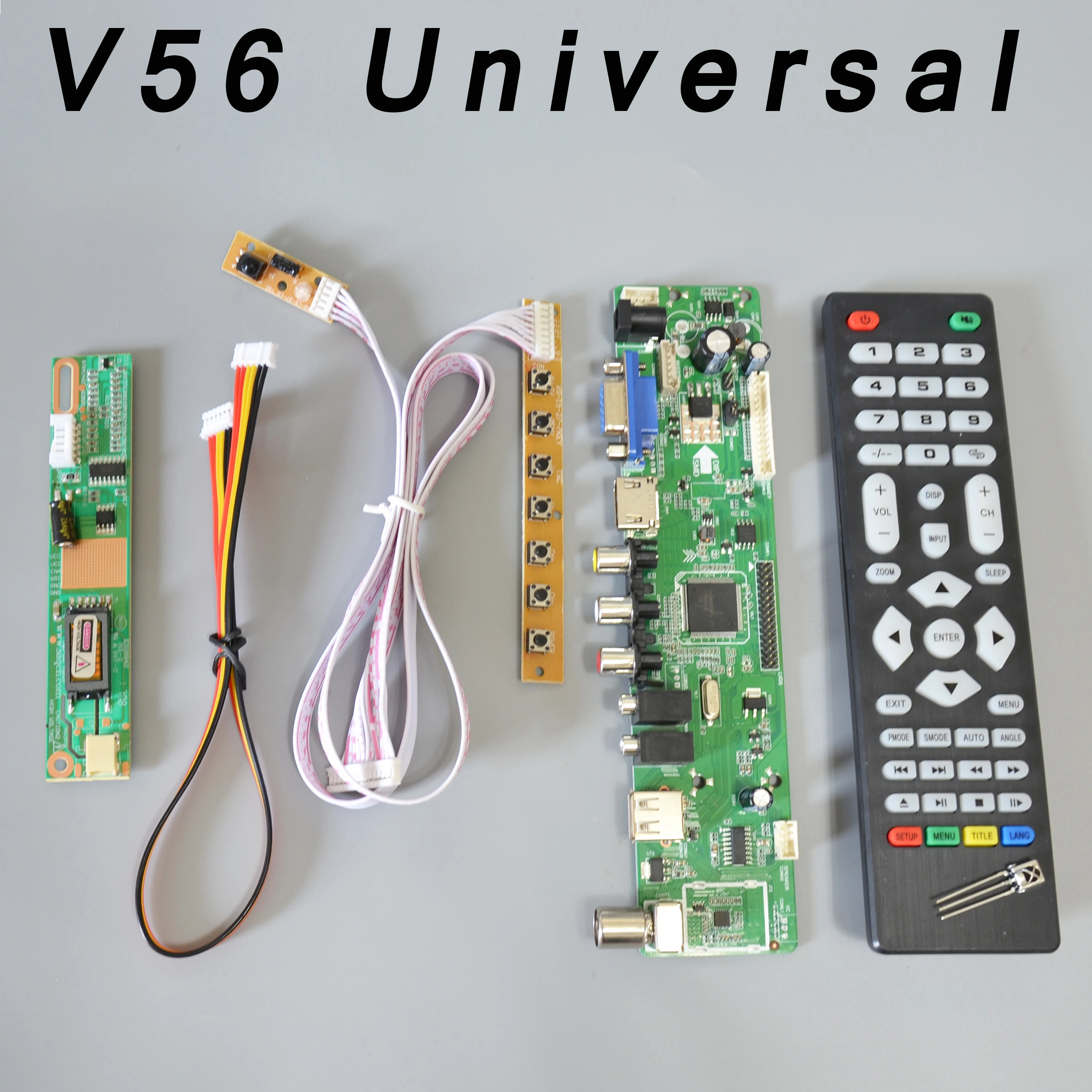 V56 Universal LCD TV Controller Driver Board PC/VGA/HDMI/USB Interface+